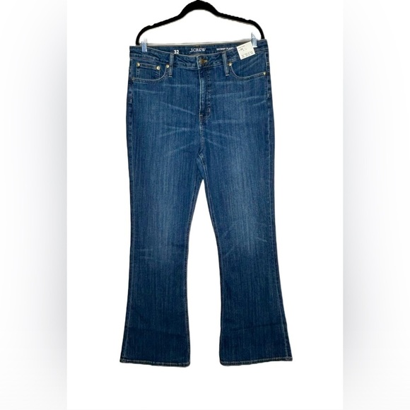 NEW J. Crew High Rise Skinny Flare Jean in Dark Wash, Size 32 - Picture 5 of 16